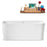 59" Streamline N2100CH Freestanding Tub and Tray With Internal Drain
