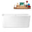 59" Streamline N2140BL Freestanding Tub and Tray With Internal Drain